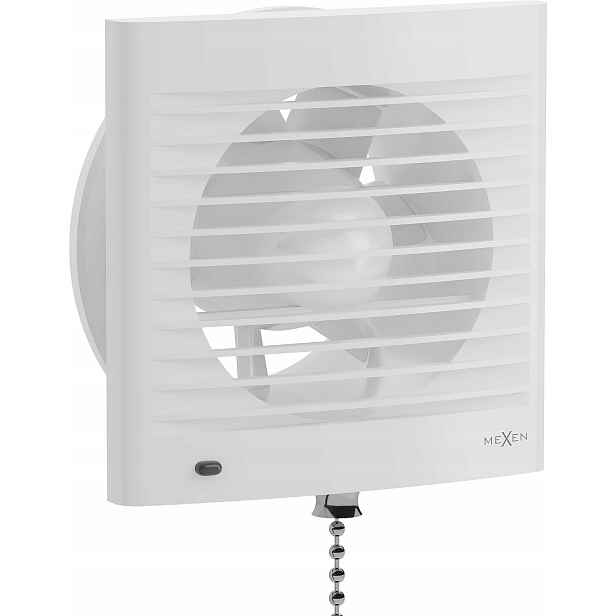 Mexen Exs 120 Bílý Koupelnový Ventilátor Se Šňůrkou