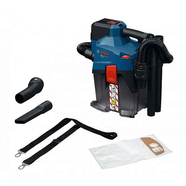 Bosch - 18V AKU průmyslový vysavač GAS18V-6LS, objem 8 l, bez baterie a nabíječky 06019K2100