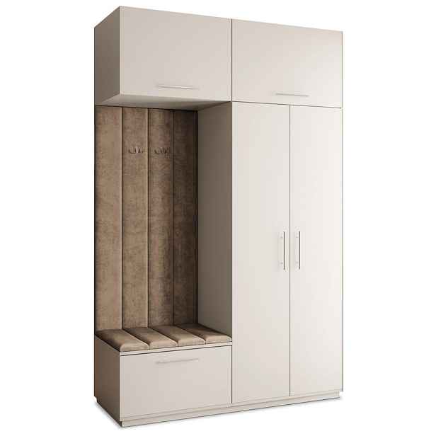 MASSENO MODERNÍ PŘEDSÍŇOVÁ SESTAVA REMA, 150/240/60 cm, kašmírová