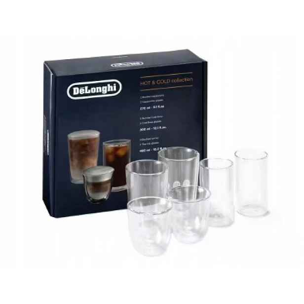 Delonghi DLSC326 Sada sklenic Hot and cold 6 Ks
