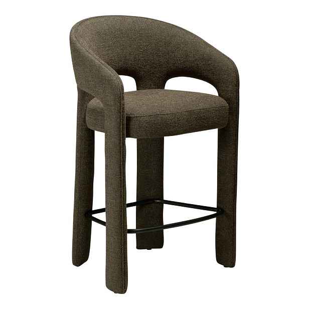 Khaki barová židle (výška sedáku 67 cm) Splendor – DAN-FORM Denmark