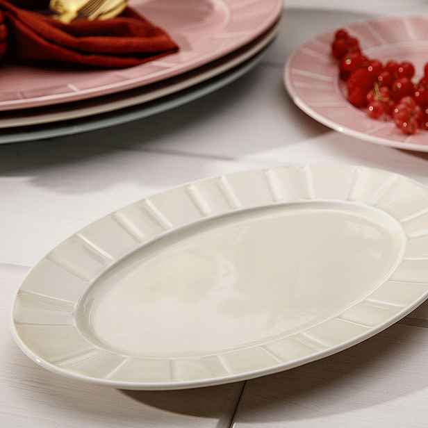 Miska 33 cm Octava vanilková Ćmielów