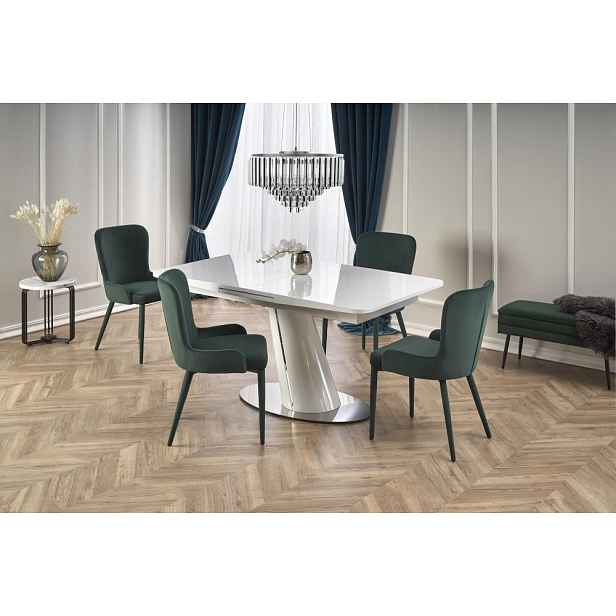 Rozkládací jídelní stůl ODENSE bílá Halmar, 160 - 200 cm