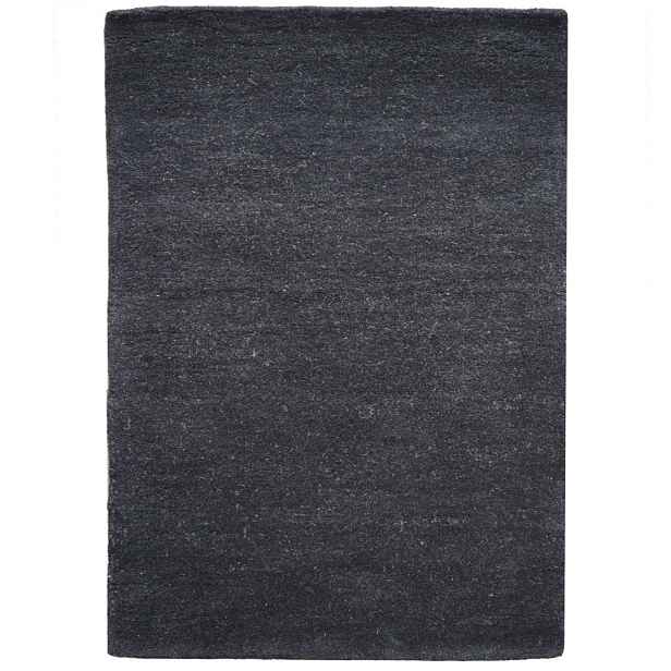 Ručně tkaný kusový koberec Asra loom černá, 120x170, černá, ložnice, Asra