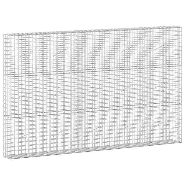 vidaXL Gabion s drátem 5 mm a síťkou 5x5 cm 250x20x150 cm