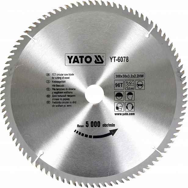Vidiový Kotouč 300X96TX30 MM Yato YT-6078