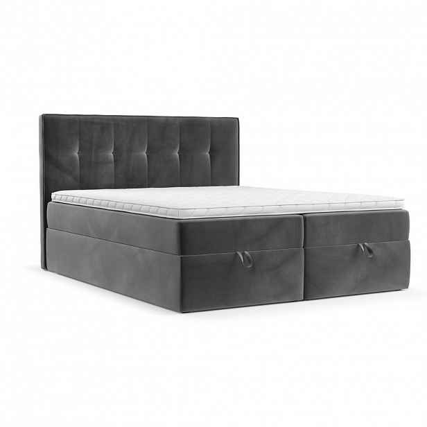 AltaBeds POSTEL BOXSPRING TIVRA 140/200 Šedá