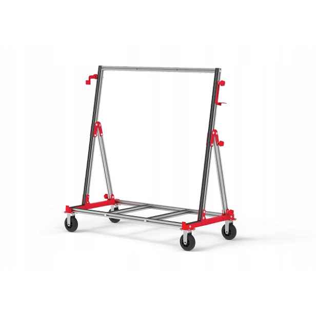 Aluminiový přepravní vozík Pro pro velkoformátové destičky s brzdou