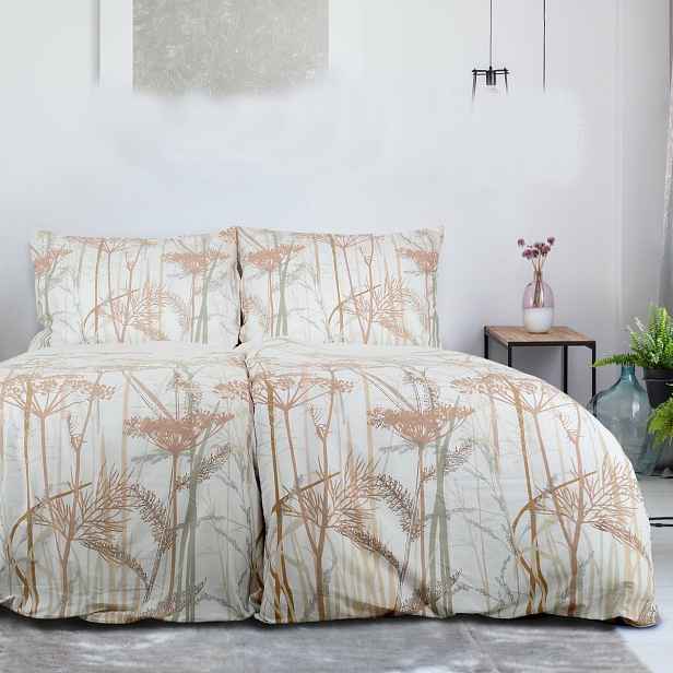 B.E.S. Petrovice Krepové povlečení Top Class Caraway, 140 x 200 cm, 70 x 90 cm