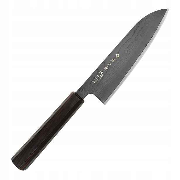 Japonský Nůž Santoku 16,5 cm Tojiro Sakuya Black VG-10 Damascus