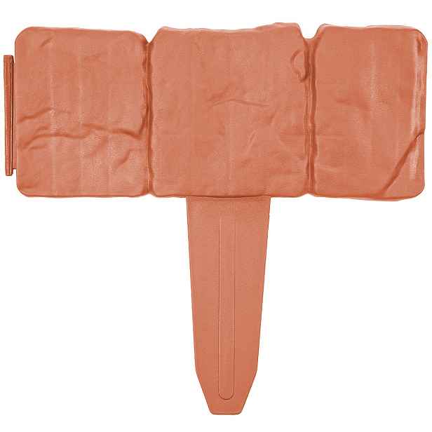 4Home Zahradní palisáda - obrubník Terracotta, 2,5 m