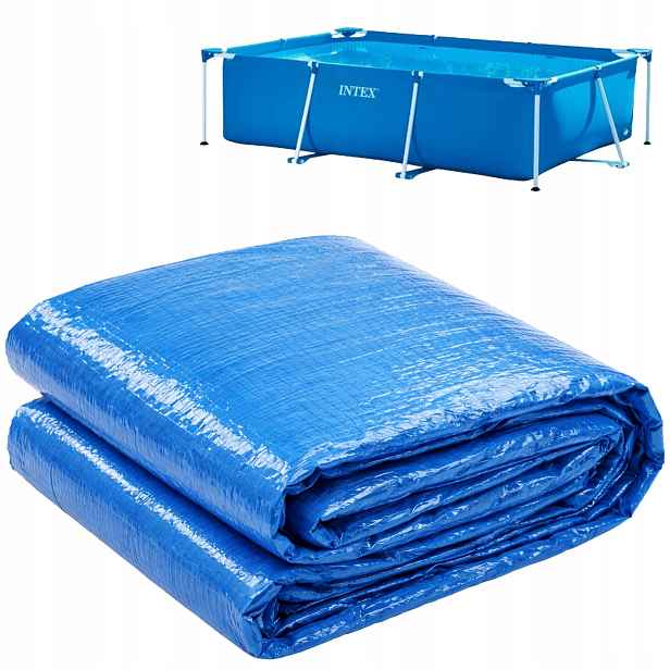Krycí Plachta podložky na bazén do bazénu Intex Metal Frame Junior 220x150