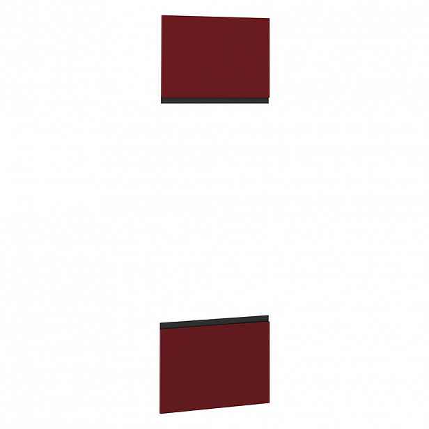 Vicco KUCHYŇSKÁ DVÍŘKA R-Line Červená 59.6 x 88.4 cm nábytková čela pro skříň pro mikrovlnnou troubu