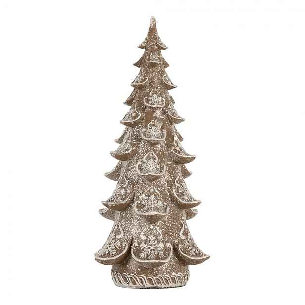 Dekorace vánoční perníkový stromek Gingerbread Tree - 12*12*25 cm Clayre & Eef