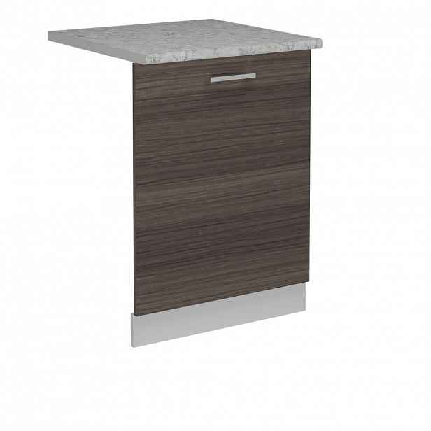 Vicco ČELNÍ PANEL MYČKY R-Line Ušlechtilá šedá 60 cm s pracovní deskou