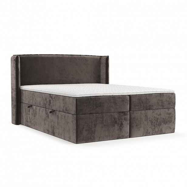 AltaBeds POSTEL BOXSPRING VIVA 160/200 Hnědá
