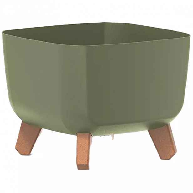 Květináč Gracia Square 24 cm zelený DGQL240-5615C