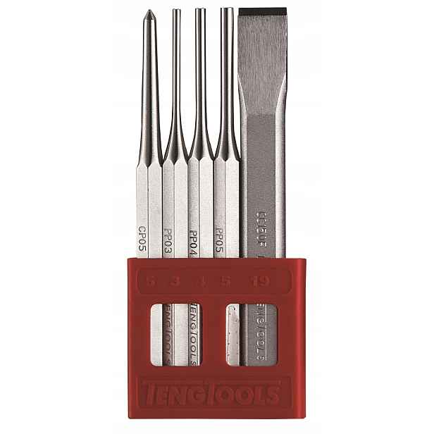 Sada řezaček, vyrážečů, bodáků, Teng Tools PCx05