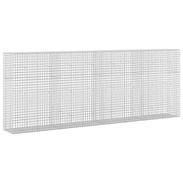 vidaXL Gabion s drátem 5 mm a síťkou 5x5 cm 400x50x150 cm