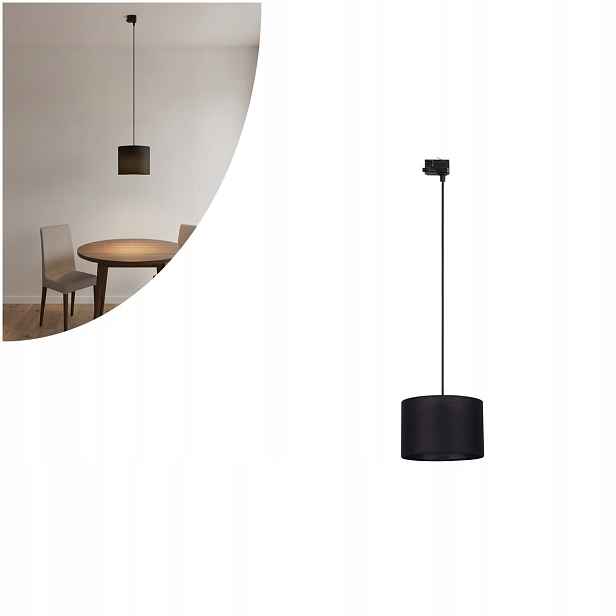 Závěsná 3-fázová kolejnicová lampa Tracer Black 30 10693 Tk Lighting