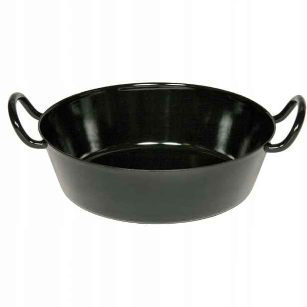 Hluboká pánev Riess Classic 30 cm smaltovaná, dvě rukojeti, indukční