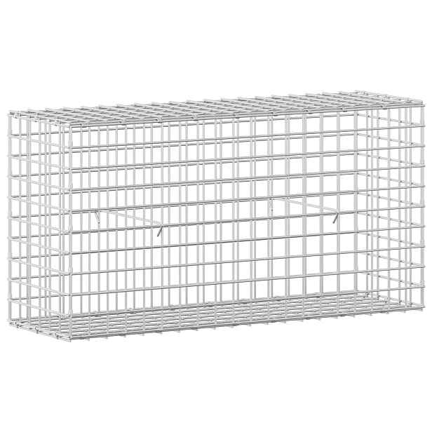 vidaXL Gabion s drátem 5 mm a síťkou 5x5 cm 100x30x50 cm