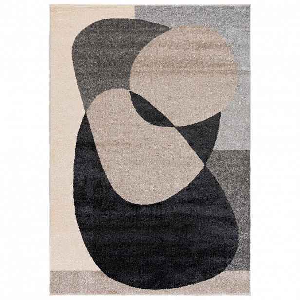Mazovia KOBEREC béžový geometrický - 160 x 230 cm