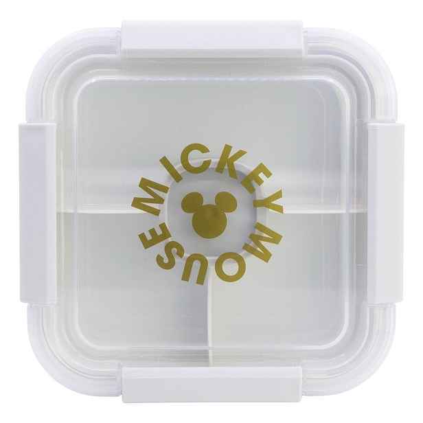 Bílý plastový dětský svačinový box Mickey Mouse – STOR