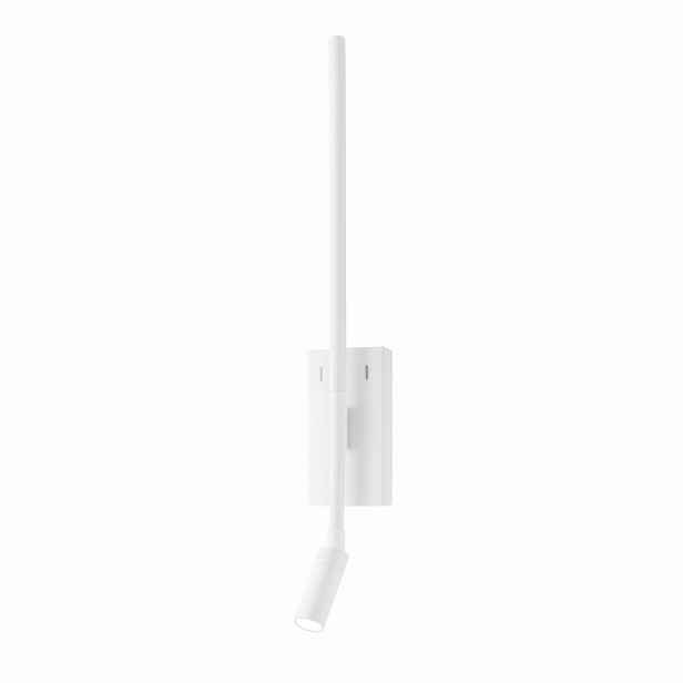 Nástěnné Led svítidlo Milagro Torch ML1567 Bílé 9W 720lm 4000K Vypínač
