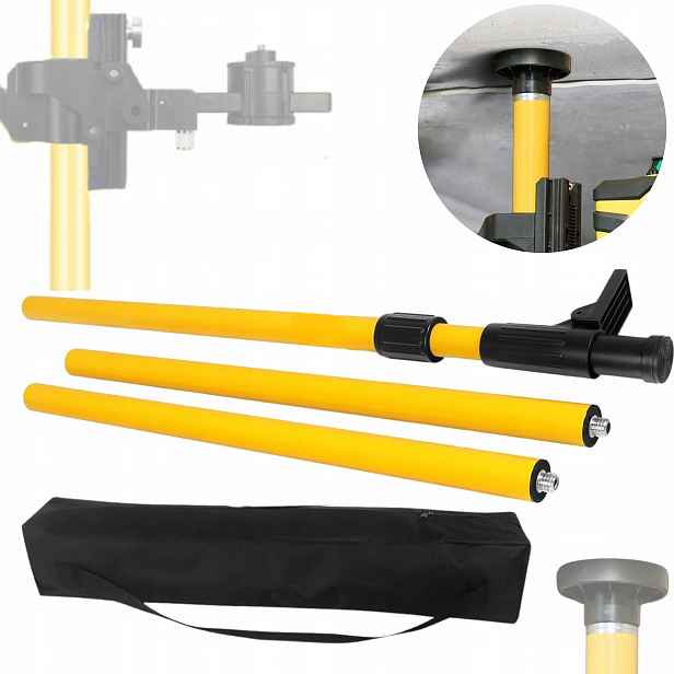 Rozpěrný Stativ Pro Laser Do Vodováhy 365 CM, Profesionální Tyč