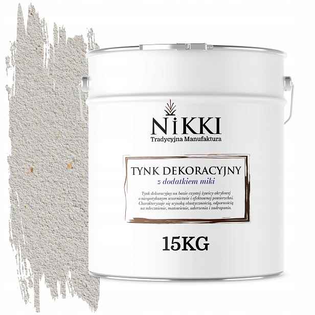 Vnější Dekorativní Omítka 15 Kg Béžová Světlá Se Zlatou Slídou D801