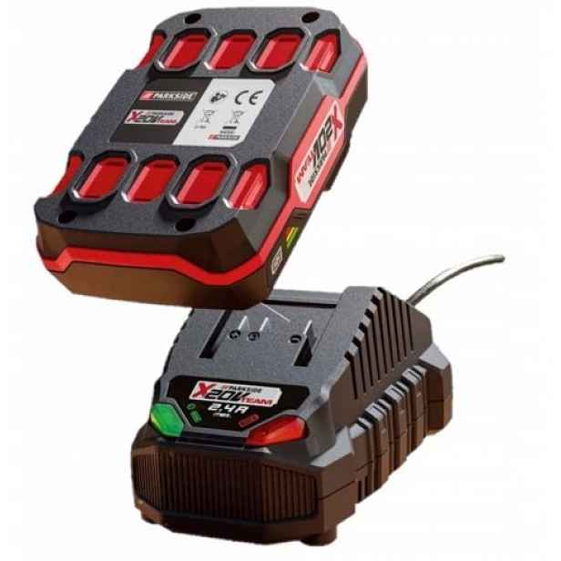 Akumulátor Parkside Pap 20 20V 2Ah X 20 V Cell Balancing 65W Nabíječka