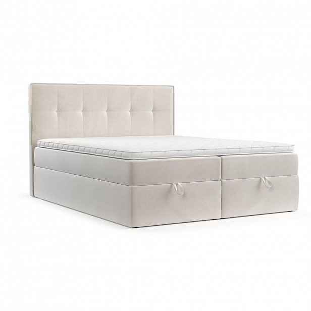 AltaBeds POSTEL BOXSPRING TIVRA 200/200 Krémová
