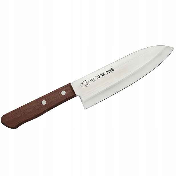 Nůž Santoku Satake Tomoko 17 cm 803-717 ocel U420J2 56 Hrc dřevo Japonsko