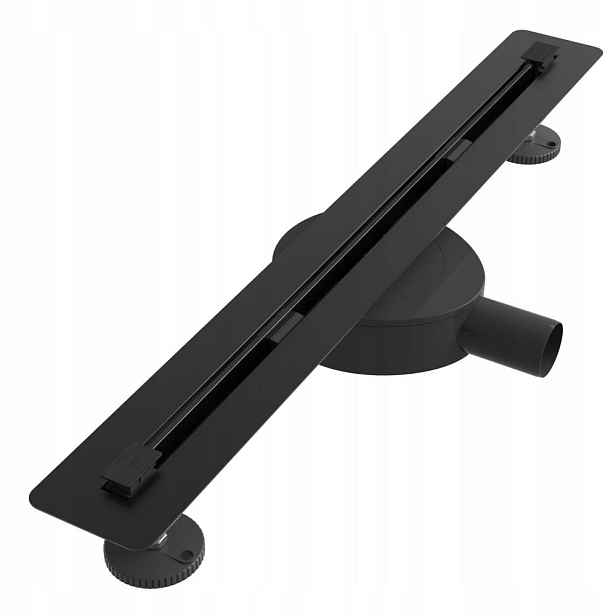 Proline 60 cm černý lineární odtok pod dlažbu ocel Gamma