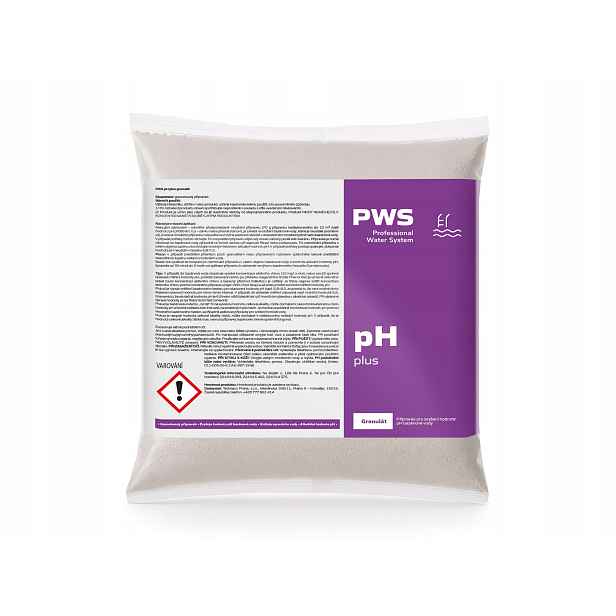 Pws pH plus 10 kg pro úpravu pH vody, Doplnění bazénová chemie