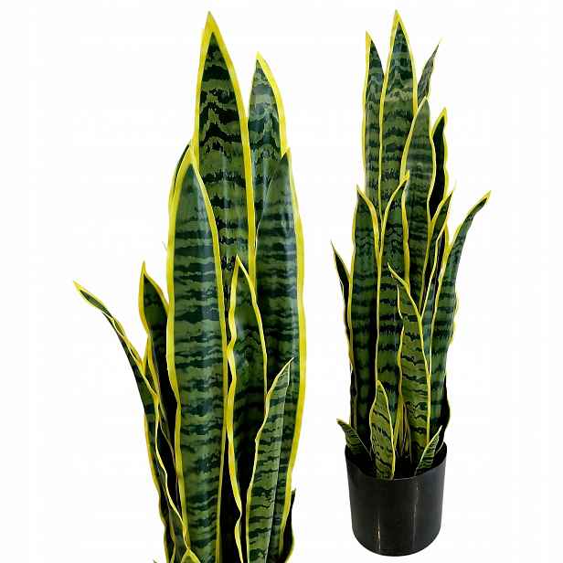 Sansevieria Guinejská V Květináči Velká Umělá Rostlina V Květináči 80 cm