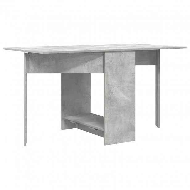 vidaXL Jídelní stůl 138 x 70 x 73,5 cm Kompozitní dřevo Betonově šedá