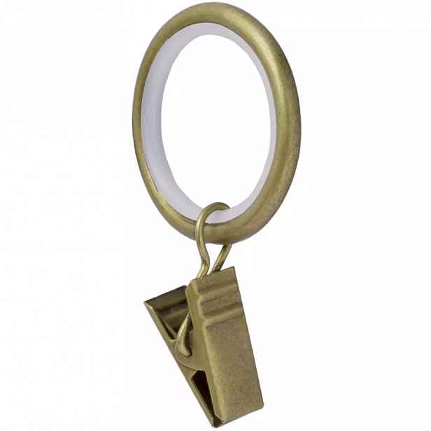 Krouzek standard se zabkou 16/19mm tiche zlato antik