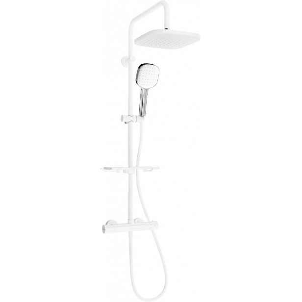 MEXEN - KT33 sprchový sloup s termostatickou baterií bílá / chrom 771503393-21