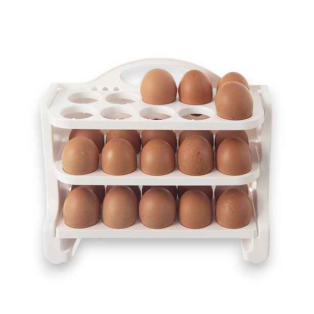 Orion Box na vajíčka, do dveří lednice, 3 patra, na 30 vajec