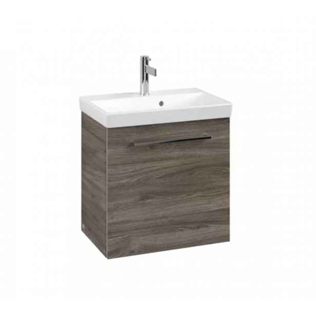 Villeroy & Boch Avento - Umyvadlová skříňka, 53x51x35 cm, 1 dvířka, Stone Oak A88801RK