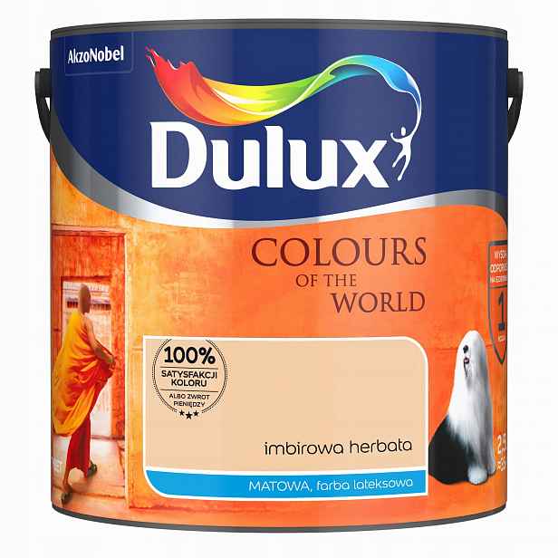 Dulux Barvy světa barva na stěnu Zázvorový Čaj mat 2,5L