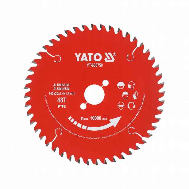 Kotouč Na Řezání Hliníku 165X20 48T Ptfe Karbid Wolframu Rychlé Řezání