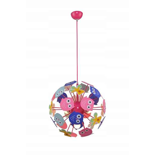 Rabalux Dětská závěsná lampa Birdy 3x40W E14 vícebarevná
