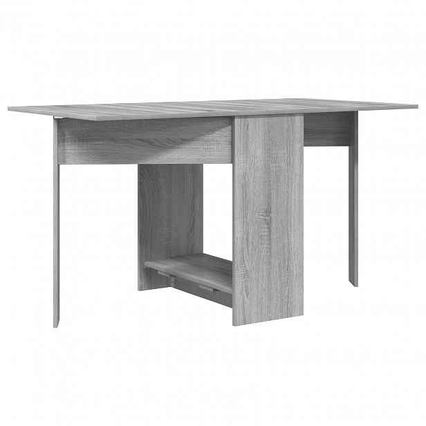 vidaXL Jídelní stůl 138 x 70 x 73,5 cm Kompozitní dřevo Šedý Sonoma