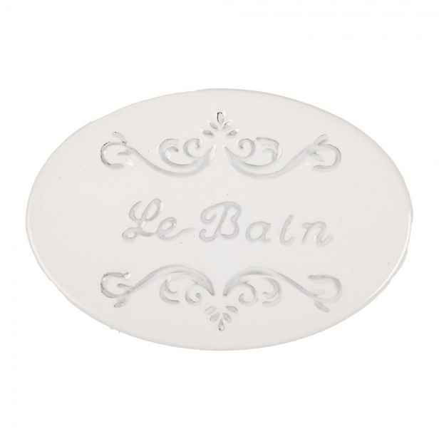 Keramická oválná mýdlenka Le Bain - 13*9*3 cm Clayre & Eef
