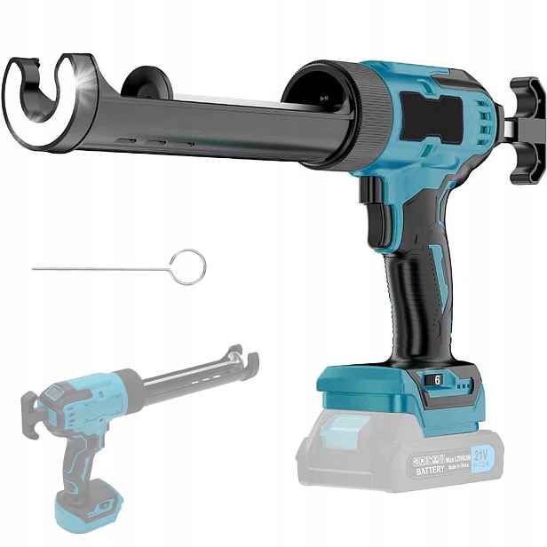 Pistole Vytlačovací Na Hmotu Silikonového Lepidla, Automatická, Pro Makita 18V, Nová
