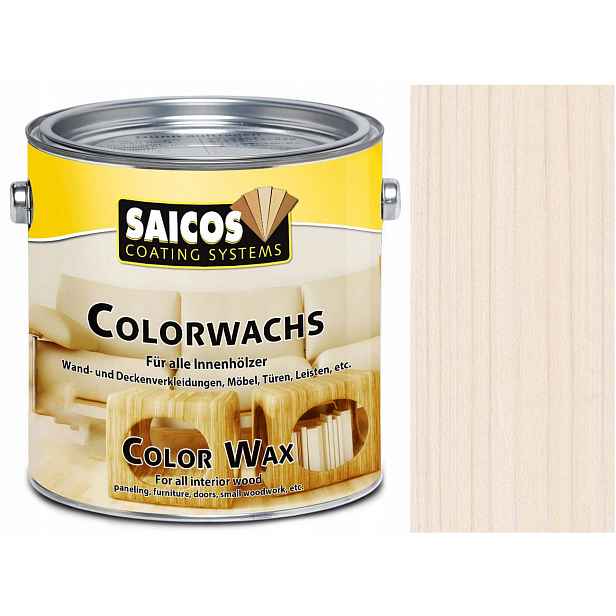 Saicos Colorwachs Vosk Barevný Bílý 3009 0,75L