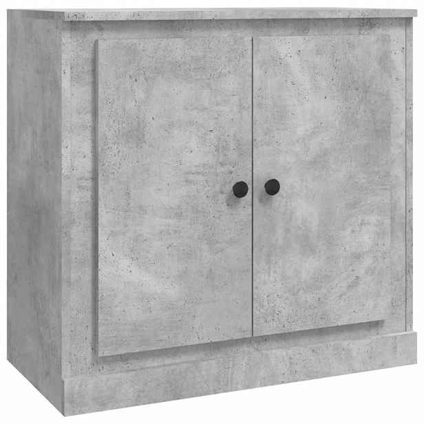 vidaXL Příborník betonově šedý 70 x 35,5 x 67,5 cm kompozitní dřevo